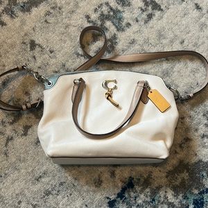 Colorblock coach satchel